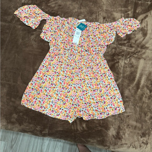 NWT woman’s size large Roxy off the shoulder shorts romper - Picture 7 of 16